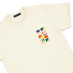 T-shirt crème Villes Italiennes manches courtes Homme Faubourg54