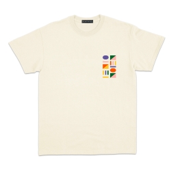 T-shirt crème Villes Italiennes manches courtes Homme Faubourg54
