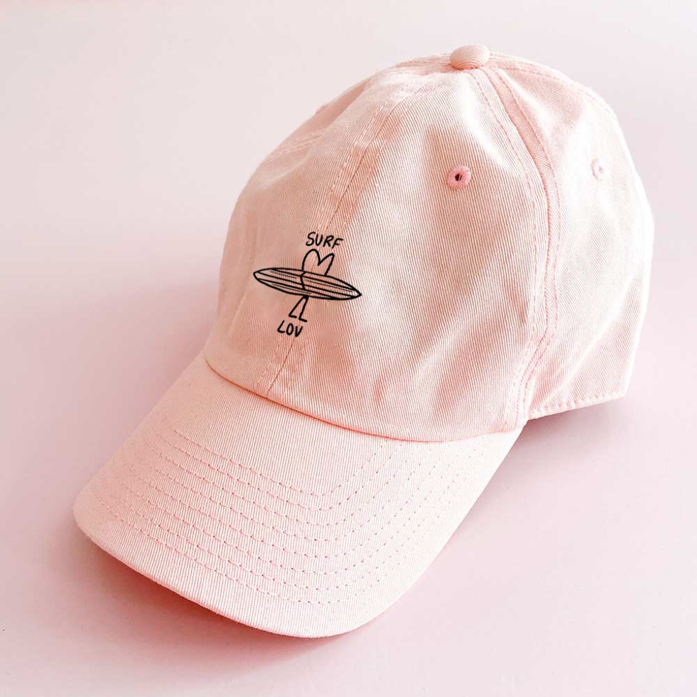Casquette Rose Surf Lov FEMME Faubourg54