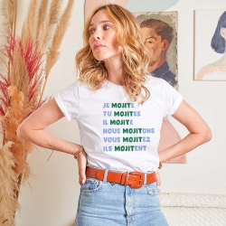 T-shirt Blanc Mojito Femme Faubourg54