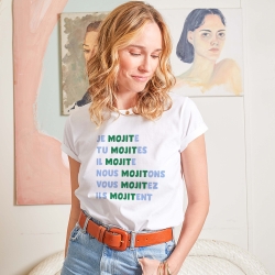 T-shirt Blanc Mojito Femme Faubourg54