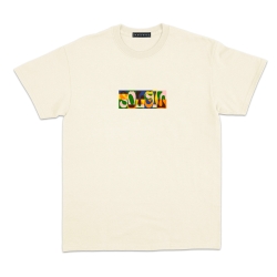 T-shirt Soleil crème Homme Faubourg54 manches courtes