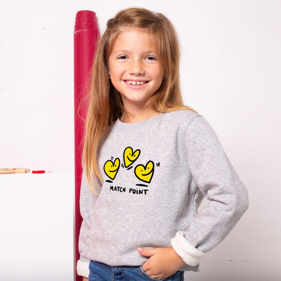 Sweat Gris Match Point Enfant Faubourg54