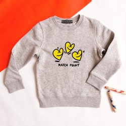 Sweat Gris Match Point Enfant Faubourg54