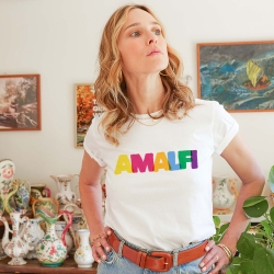 T-shirt Blanc Amalfi Faubourg 54