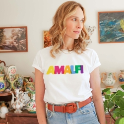 T-shirt Blanc Amalfi Faubourg 54