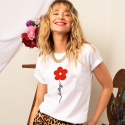 T-shirt Blanc Bellezza Faubourg 54