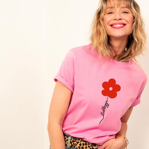 T-shirt Rose Bellezza