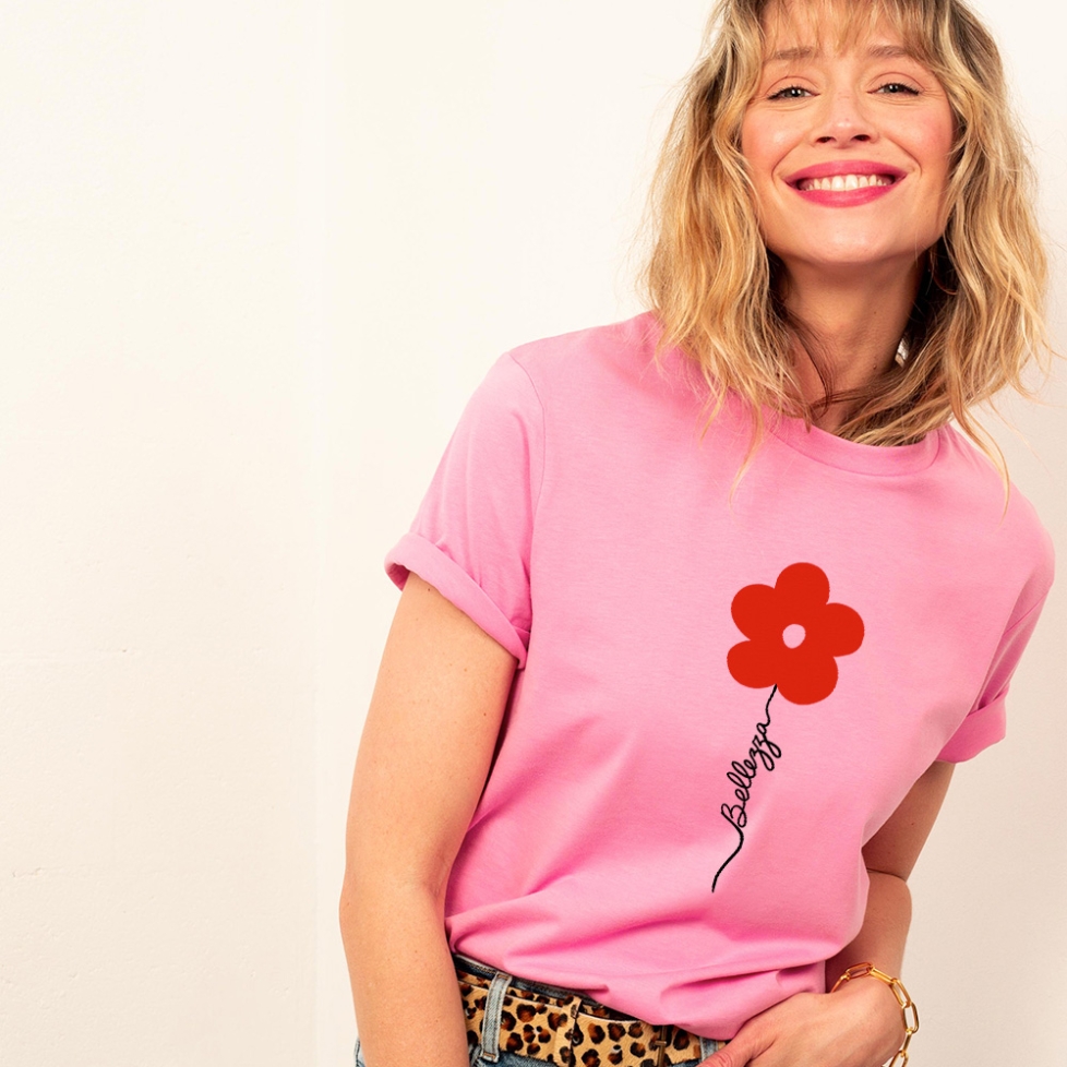 T-shirt Rose Bellezza Faubourg 54