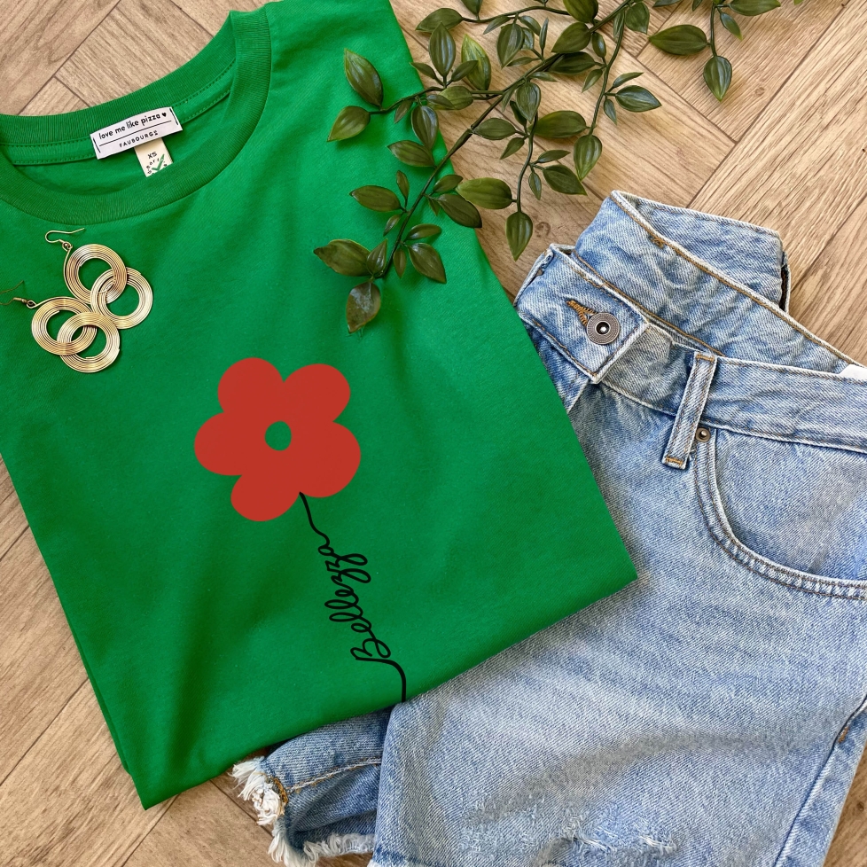 T-shirt Vert Bellezza