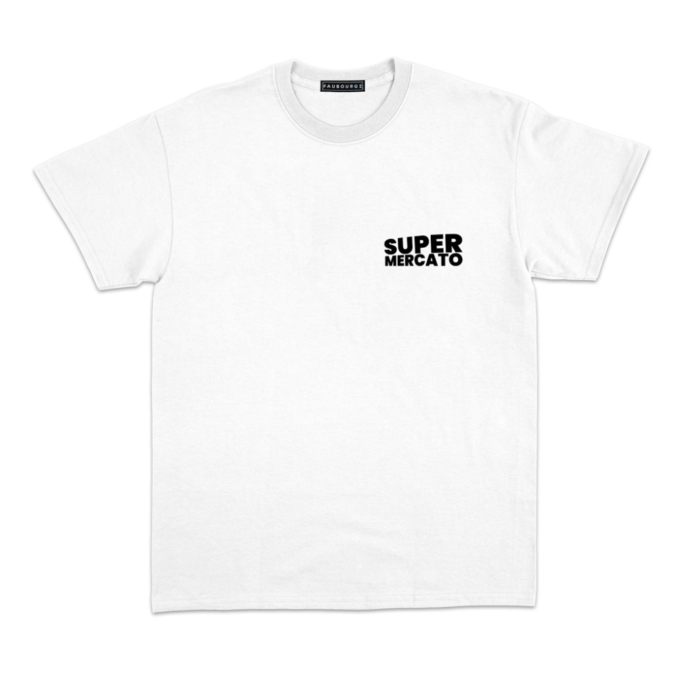 T-shirt Supermercato blanc Homme Faubourg54 manches courtes