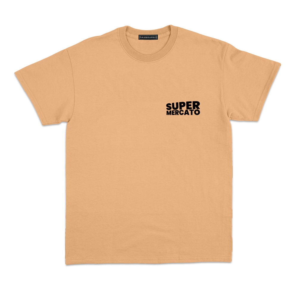 T-shirt Supermercato marron Homme Faubourg54 manches courtes