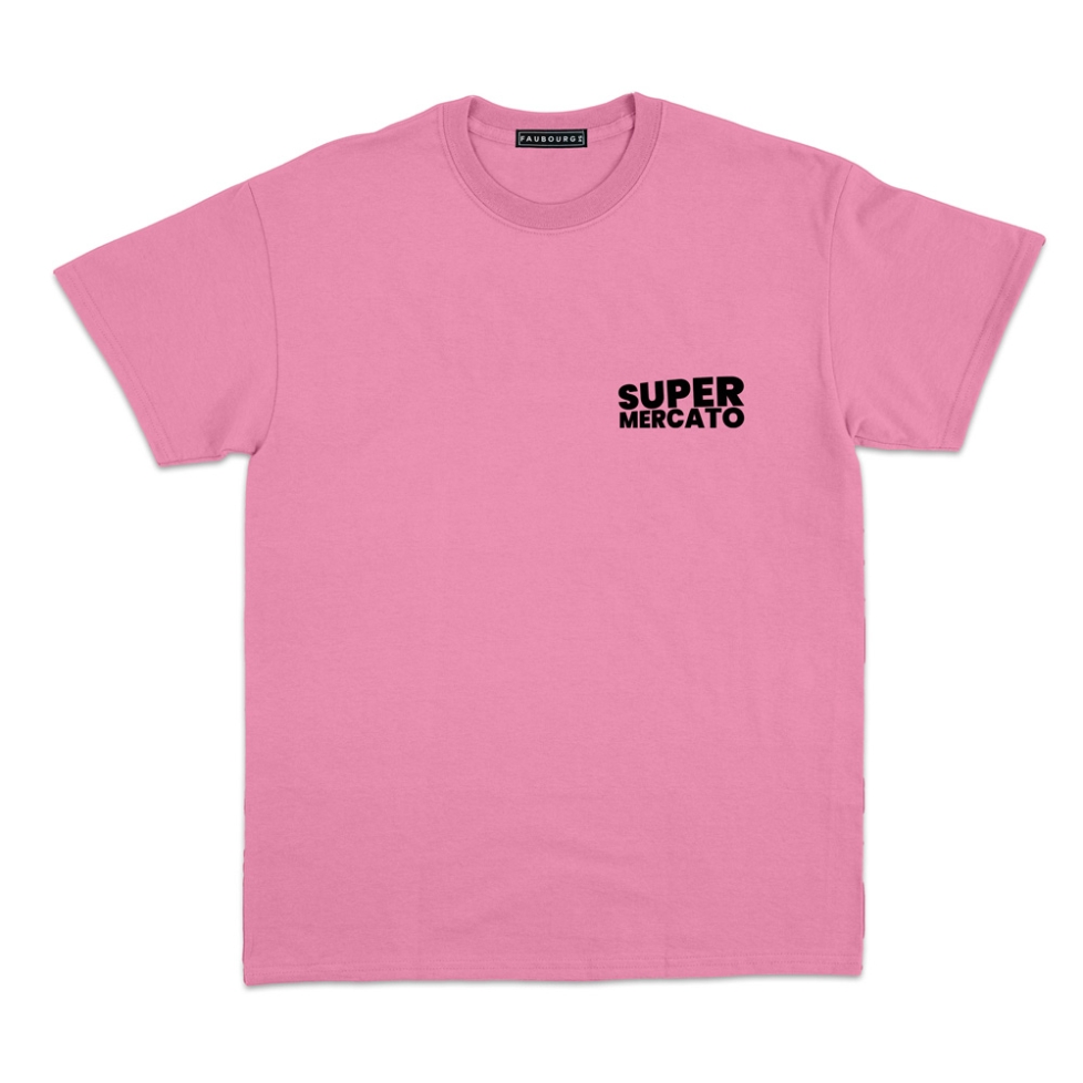 T-shirt Supermercato Rose Homme Faubourg54 manches courtes