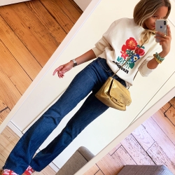 Sweat Crème Fleurilège by LesFutiles