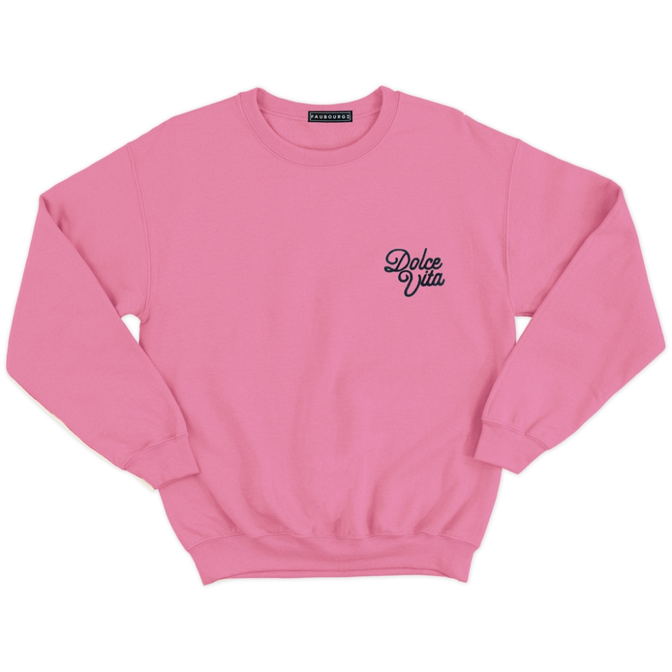 Sweat Dolce Vita Broderie Faubourg 54 homme
