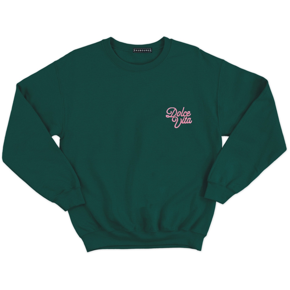 Sweat Dolce Vita Broderie Faubourg 54 homme