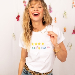 T-shirt Blanc 5e étoile