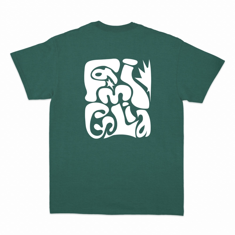 T-shirt vert Famiglia Faubourg 54 Homme