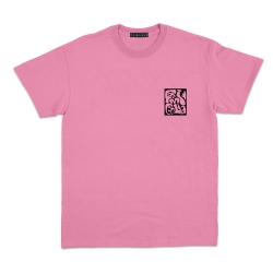 T-shirt rose Famiglia Faubourg 54 Homme