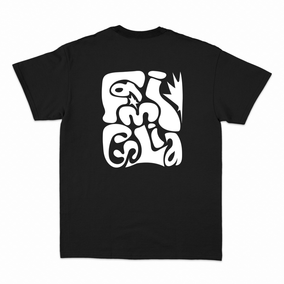T-shirt noir Famiglia Faubourg 54 Homme