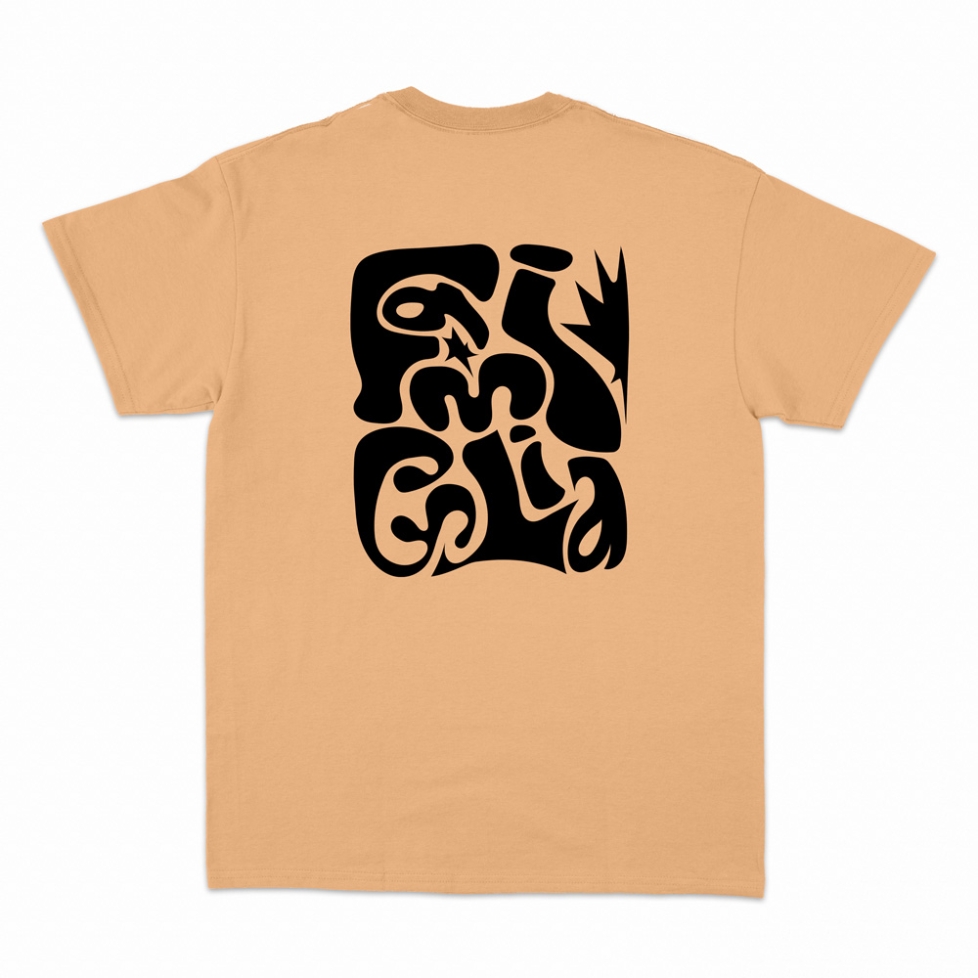 T-shirt camel Famiglia Faubourg 54 Homme