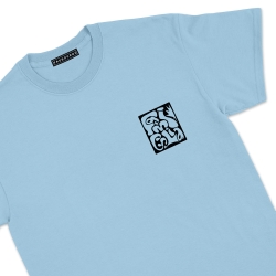 T-shirt bleu Famiglia Faubourg 54 Homme