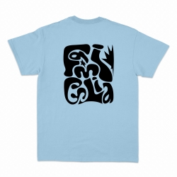 T-shirt bleu Famiglia Faubourg 54 Homme