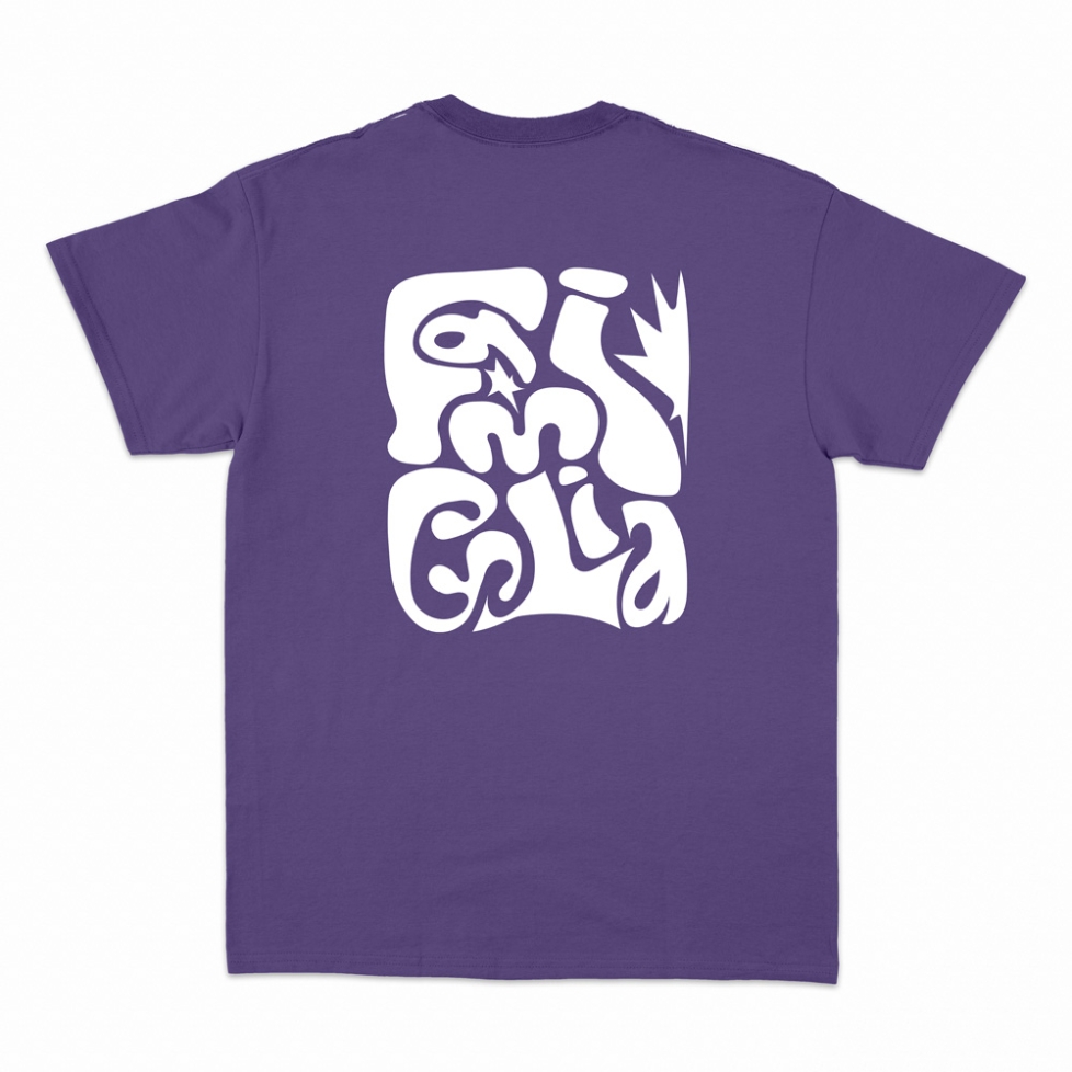 T-shirt violet Famiglia Faubourg 54 Homme