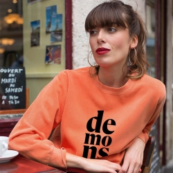 Sweat Orange Demon de Minuit