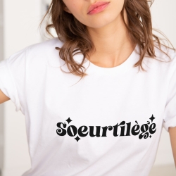 T-shirt Blanc Soeurtilège