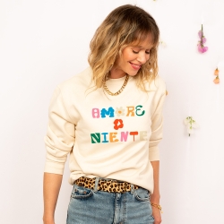 Sweat Crème Amore o Niente