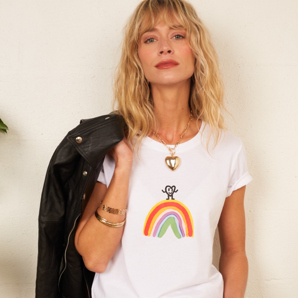 T-shirt Blanc Luca