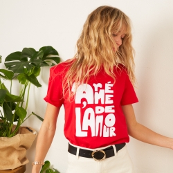 T-shirt Rouge Armée de l'Amour