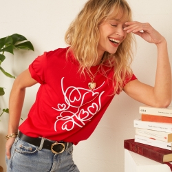 T-shirt Rouge MeliMelove by MaudParys