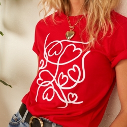 T-shirt Rouge MeliMelove by MaudParys