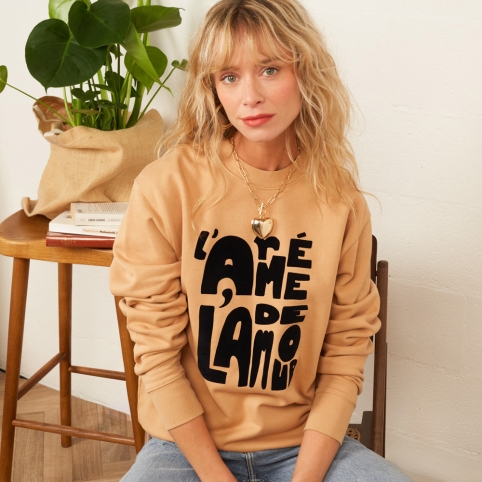 Sweat Nude Armée de l'Amour by Maud Parys collection ARMÉE DE L'AMOUR