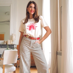 T-shirt Crème Felice by MaudParys