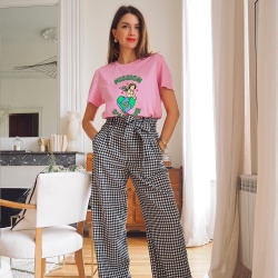 T-shirt Rose Mission d'Amour by Maud Parys