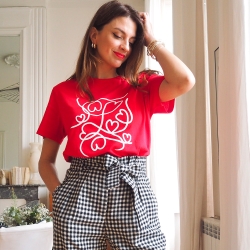 T-shirt Rouge MeliMelove by MaudParys