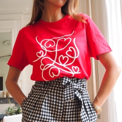 T-shirt Rouge MeliMelove by MaudParys