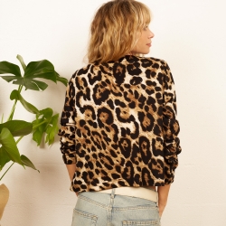 Cardigan Antoine Léopard x Maud Parys