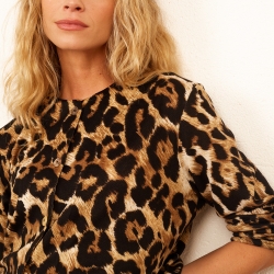 Cardigan Antoine Léopard x Maud Parys