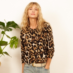 Cardigan Antoine Léopard x Maud Parys