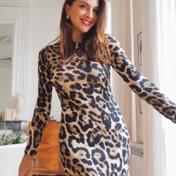 Robe Rosalia léopard x Maud Parys