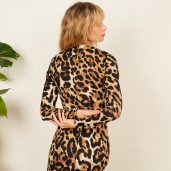 Robe Rosalia léopard x Maud Parys