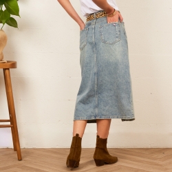 Jupe en denim Sydney x Maud Parys