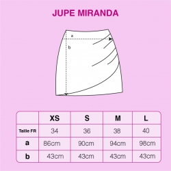 Jupe Miranda Léopard Marron by Maud Parys Jupe Miranda Léopard Marron by Maud Parys