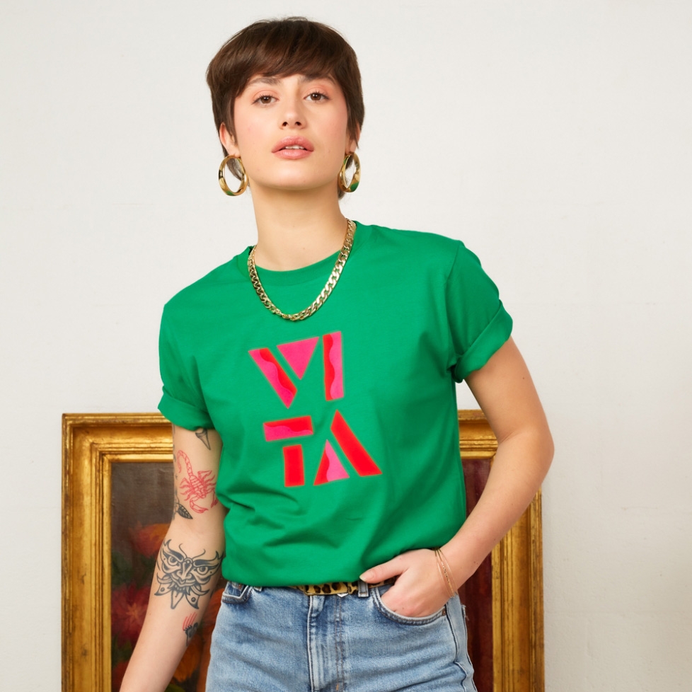 T-shirt Vert Vitamina