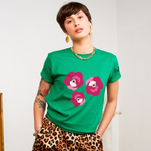 T-shirt Vert Dolcezza collection L'ALFABETO DELL'AMORE