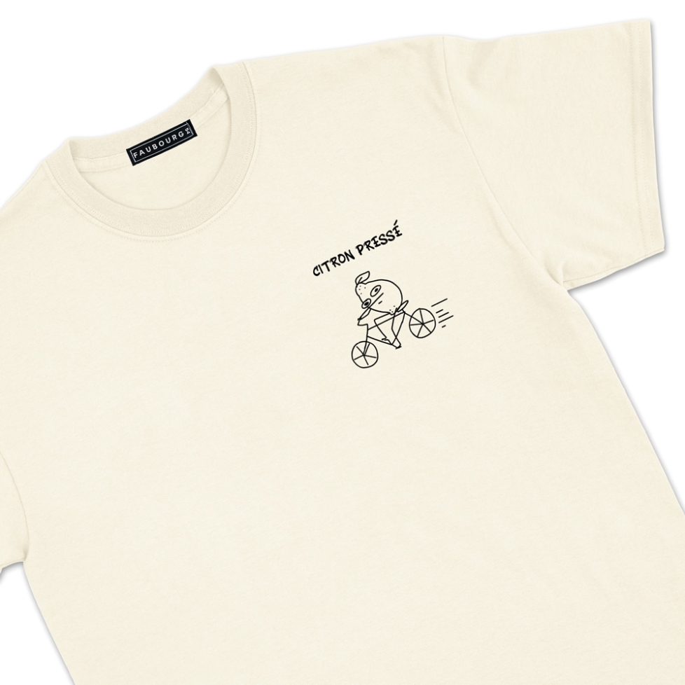 T-shirt Citron Pressé